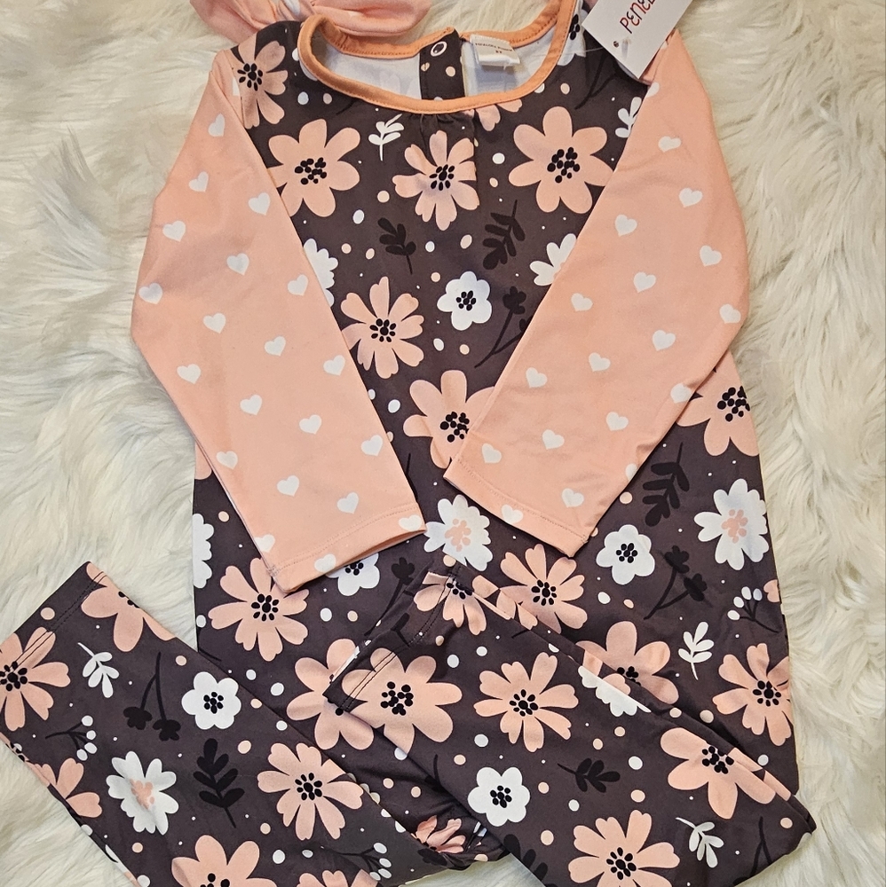 BUNDLE-Penelope Plumm Playsuit 2T & Poppy Mini Playsuit 18 months